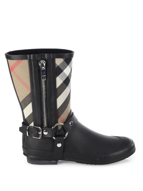 burberry moto rain boot|Burberry rain boots outlet.